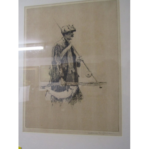 360 - NORMAN WILKINSON, 3 signed etchings 