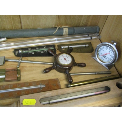 374 - THERMOMETERS, a collection of assorted thermometers, including sugar thermometer and poultry incubat... 