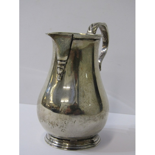 406 - SILVER CREAM JUG, 8cm height, London HM, 84 grams