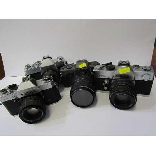 41 - CAMERAS, collection of Praktica cameras, including the PLC3, MTL3, PL NovaIB, etc, also other camera... 