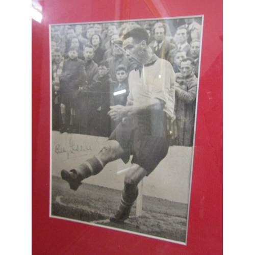 428 - LIVERPOOL LEGENDS, Billy Liddell signed display, also print of Liverpool Legends