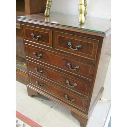 476 - REPRODUCTION NARROW CHEST of 5 various drawers