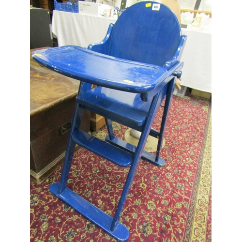 483 - VINTAGE CHILD'S HIGH CHAIR