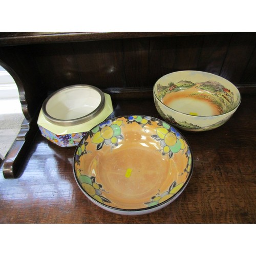 378 - MOTTOWARE OVAL TRAY together with collection of Doulton decorative plates and other china