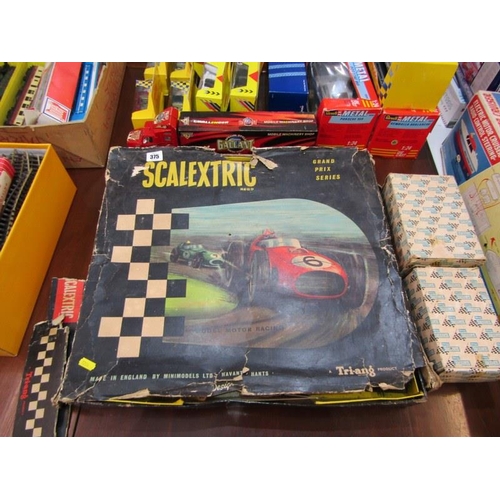 240 - VINTAGE SCALEXTRIC GRAND PRIX SERIES, by Triang, model no G.P.3, box a/f