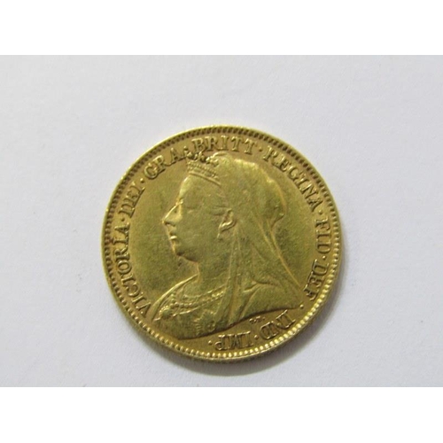 123 - 1895 VICTORIA GOLD HALF SOVEREIGN