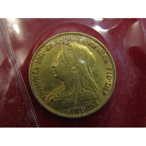 123 - 1895 VICTORIA GOLD HALF SOVEREIGN