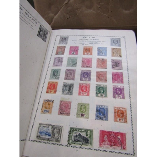 143 - Good World collection in 7 albums, all in box. Includes some good stamps eg. 2 GB 4 margin penny bla... 