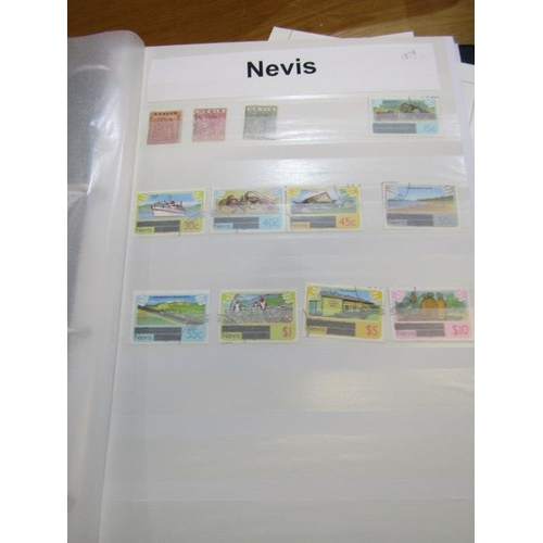 163 - NEVIS, NEW CALEDONIA, NEW FOUNDLAND & NEW HEBRIDES in album