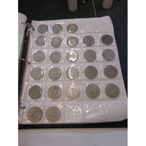 2 - PRE-1947 Silver Half Crowns x 96, also varying grades covering 1920-1946 in coin album with addition... 