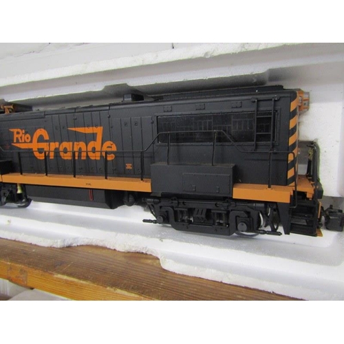 222 - LGB 2056 RIO GRANDE POWERED LOCO ENGINE, G scale