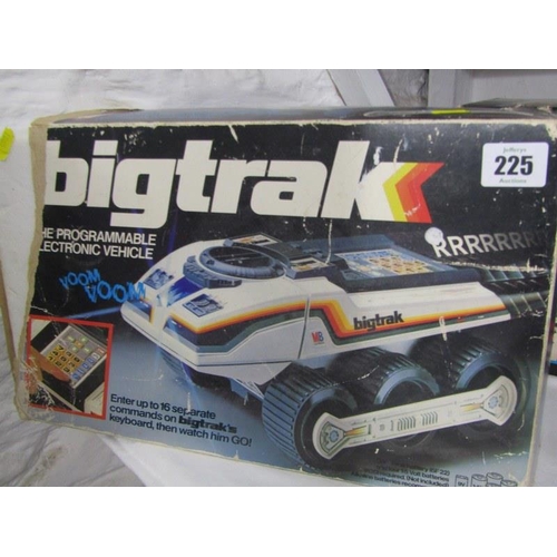 225 - BIG TRACK, a boxed Big Track programmable electronic vehicle together with a boxed trailer