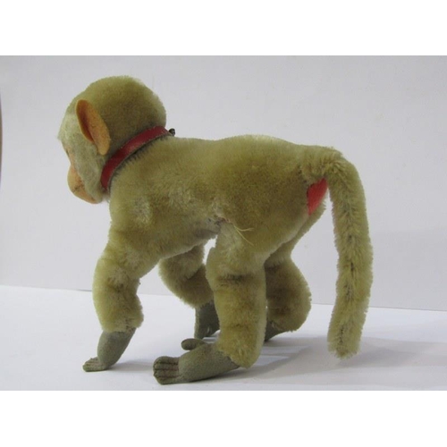 225A - VINTAGE MONKEY FIGURE, with straw body 19cms