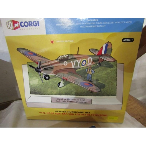 233 - CORGI AVIATION ARCHIVE, 4 boxed models, Avro Vulcan B2, Avro Lancaster 