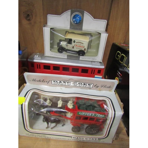 243 - ASSORTED BOXED TOYS ETC. Burago, Morgan, Aero 8,  Model Of Yesteryear no.1 by Lesney, Corgi Aston Ma... 