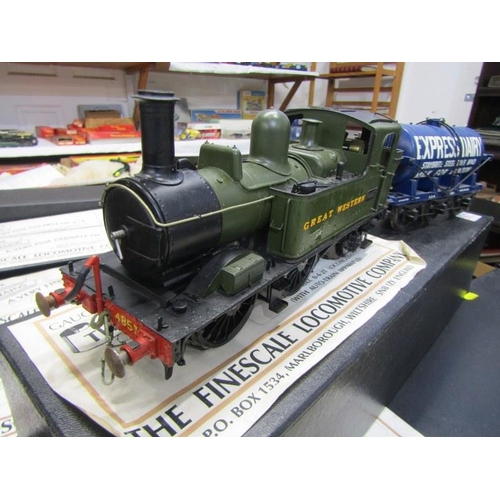 250C - THE FINE SCALE LOCOMOTIVE COMPANY, boxed gauge 1 locomotive of GWR 0-4-T2 locomotive in the Great We... 