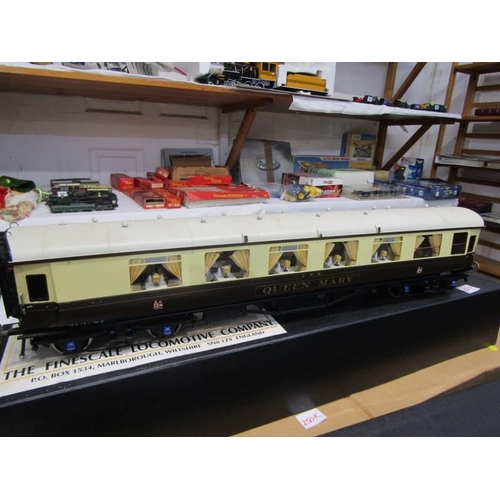 250F - THE FINE SCALE LOCOMOTIVE COMPANY, gauge 1, 1:32 scale GWR Super Saloon Carriage 