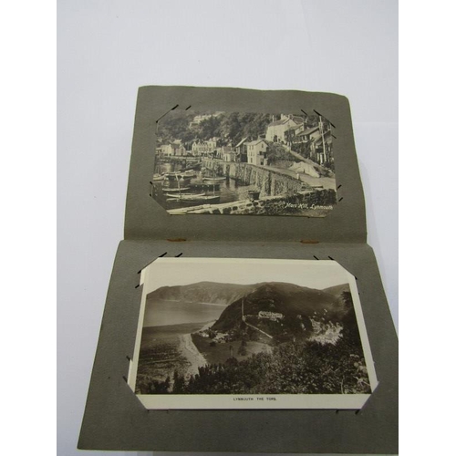 253 - EDWARDIAN POSTCARDS, small album of approximately 100 mainly North Devon cards, some hand tinted, to... 