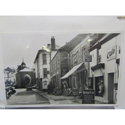 265 - DEVON & CORNWALL POSTCARDS, 3 albums of approximately 300 topographical postcards mainly related to ... 