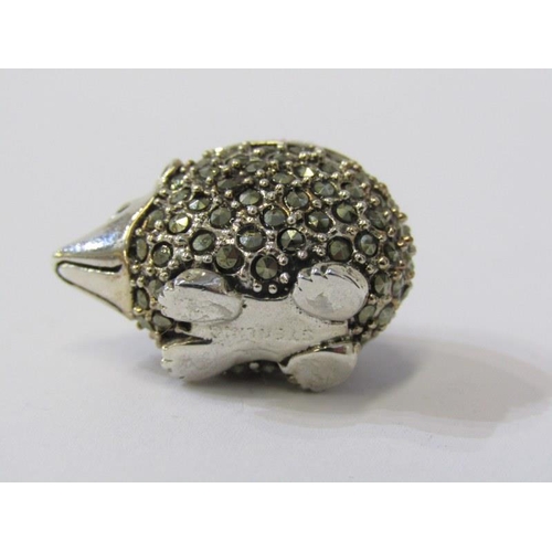 268 - NOVELTY PIN CUSHION, sterling silver pin cushion in the form of a hedgehog