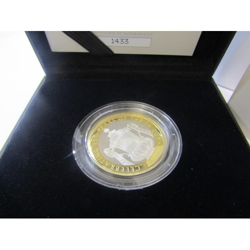 36 - ROYAL MINT 2022 £2 UK SILVER PROOF COIN, 150th Anniversary of the F.A. Cup, boxed with COA