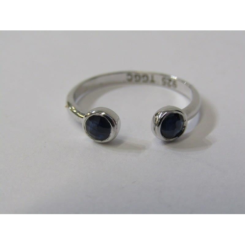 401A - 5 SILVER RINGS, 5 assorted silver stoneset rings, various sizes