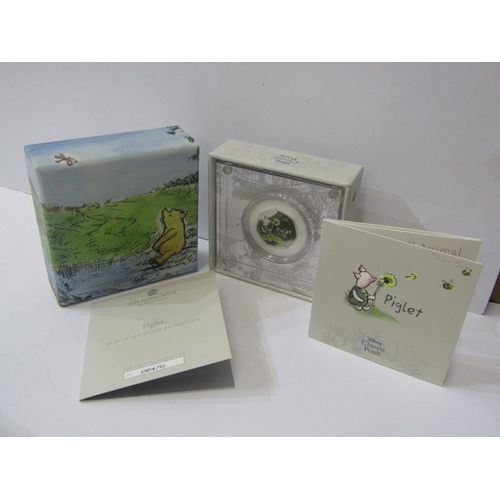 48 - SILVER PROOF 50 PENCE, Royal Mint Winnie the Pooh 2020 silver proof 50 pence with COA, 15230/18000, ... 