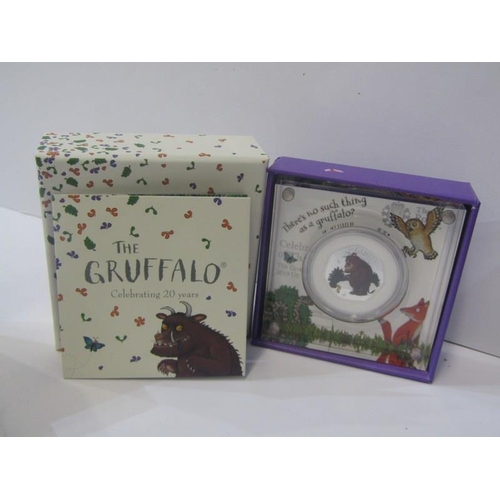 52 - THE GRUFFALO, 2 Royal Mint 2019 silver proof 50 pence coins, boxed with COA 4677/30000 and 889/30000