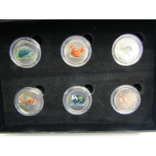 85 - GREAT BRITISH ISLES WILDLIFE 10 PENCE COIN COLLECTION X 2; 