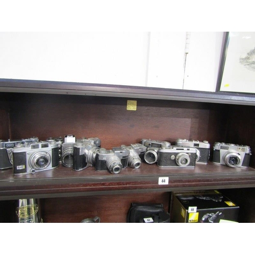 44 - VINTAGE CAMERAS, collection of 10 various cameras including Mastra V35 and Comet 5