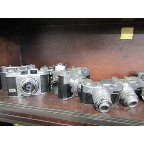 44 - VINTAGE CAMERAS, collection of 10 various cameras including Mastra V35 and Comet 5