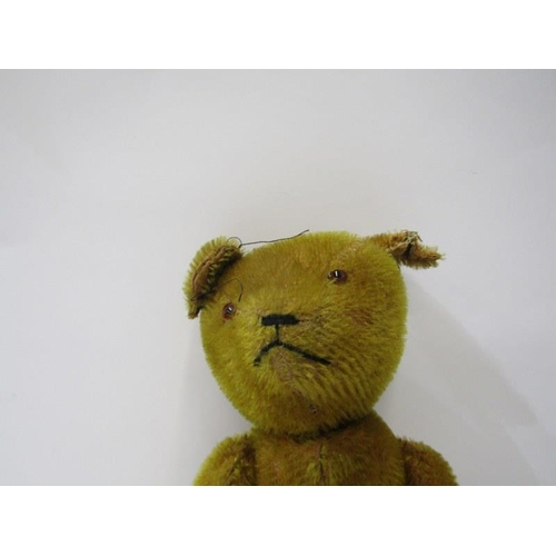 49 - VINTAGE TEDDY BEAR, Goldplush love worn, 41cm jointed teddy bear