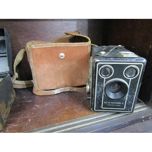 62 - VINTAGE BINOCULARS BY DELMAR OF PARIS, 8 x 26, also Jockey Club binoculars (needs restoration) boxed... 