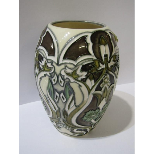 128 - MOORCROFT, limited edition 13cm oviform vase by A Hull, dated 2004