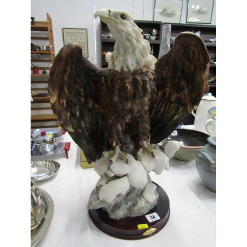 24 - GOLDEN EAGLE FIGURE by La Anina