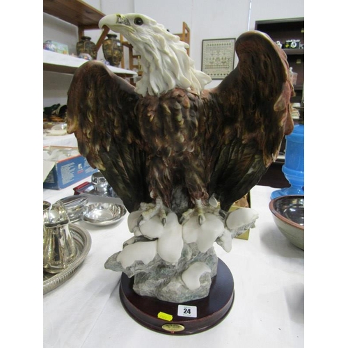 24 - GOLDEN EAGLE FIGURE by La Anina