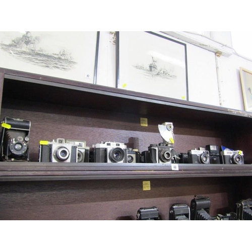 48 - VINTAGE CAMERAS, collection of 13 assorted cameras including Agfa Karat and Chinon 35EE, Olympus 35C