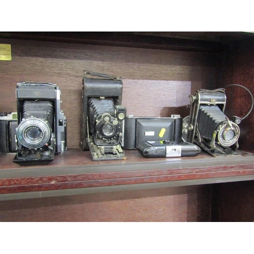 49 - VINTAGE CAMERAS, collection of 12 mainly bellows feature cameras, including Kodak Vest Pocket Autogr... 