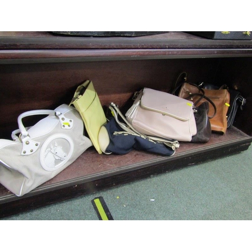 56 - HANDBAGS, collection of ladies hand bags to include Gucci, Radley, Kate Spade, Vera Pelle etc. most ... 