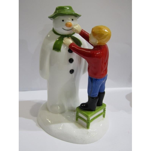 64 - THE SNOWMAN, 4 Coalport figures from series