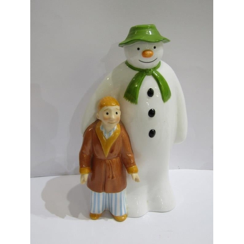 64 - THE SNOWMAN, 4 Coalport figures from series