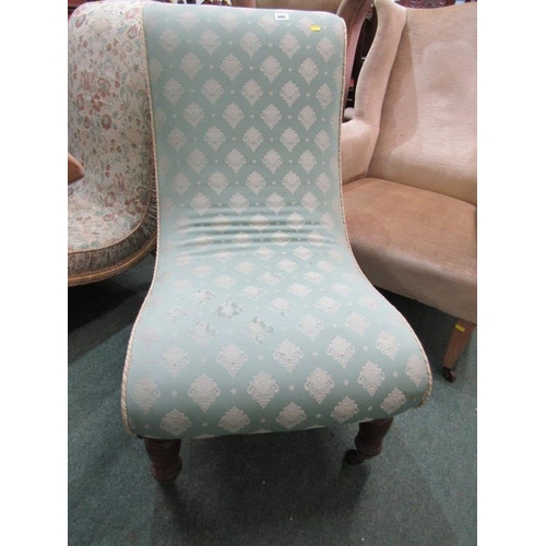 645 - 2 UPHOLSTERED NURSING CHAIRS