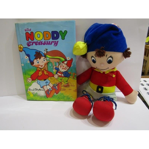 NODDY, soft toy, related book and novelty pig money box