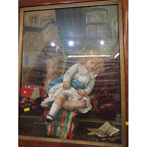 80 - VICTORIAN CHROMOLITHOGRAPH, 