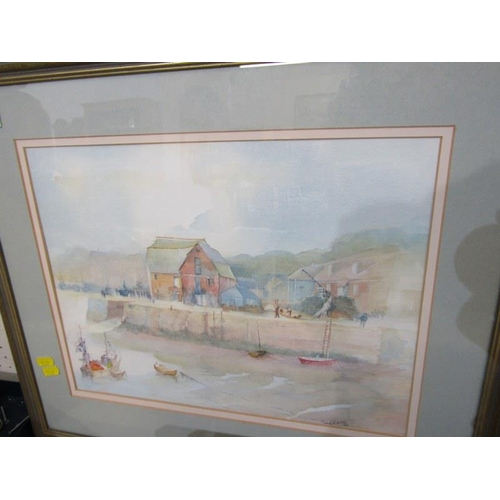 83 - PADSTOW, signed watercolour 