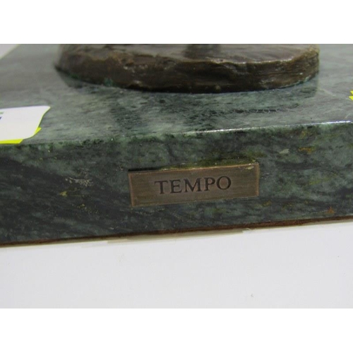 97 - ROYAL WORCESTER BRONZE, Tempo limited edition with certificate, 31cm height