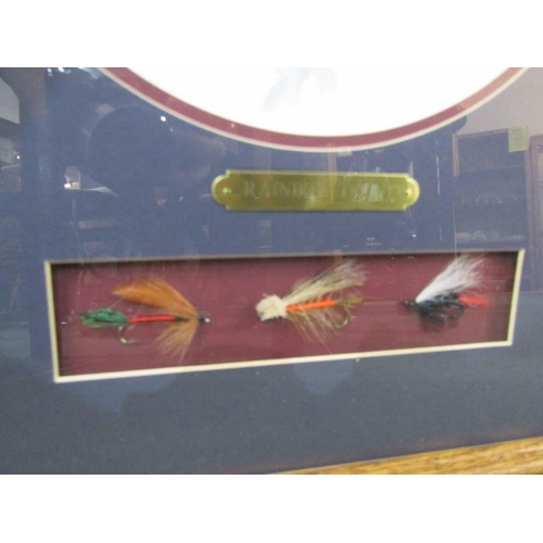 101 - ANGLING, framed limited edition Rainbow Trout display