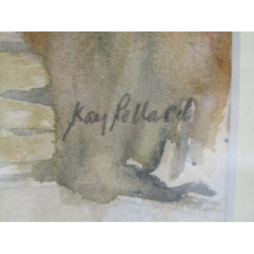 108 - K POLLARD, signed watercolour 