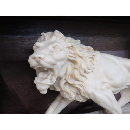 60 - LION, cast sculpture 