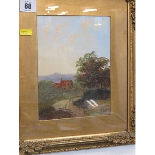 68 - CONSTANCE BRIDGER, signed oil on board 